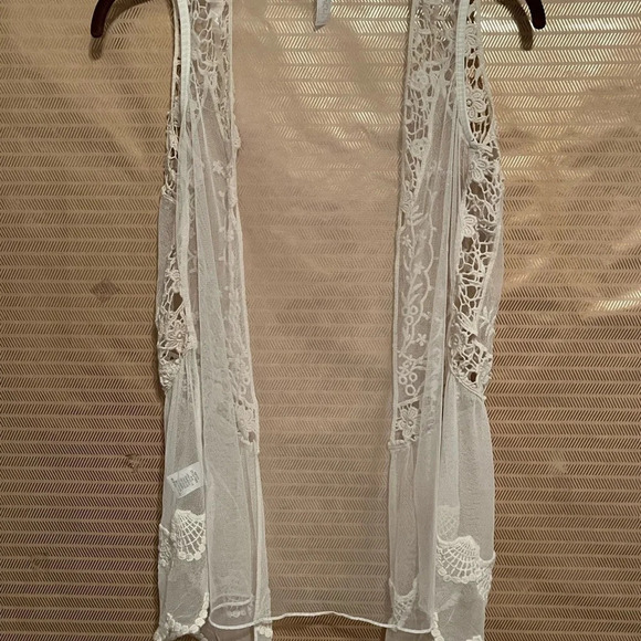 KNITWORKS~VINTAGE~LACE TOPPER~GORGEOUS - Picture 3 of 8